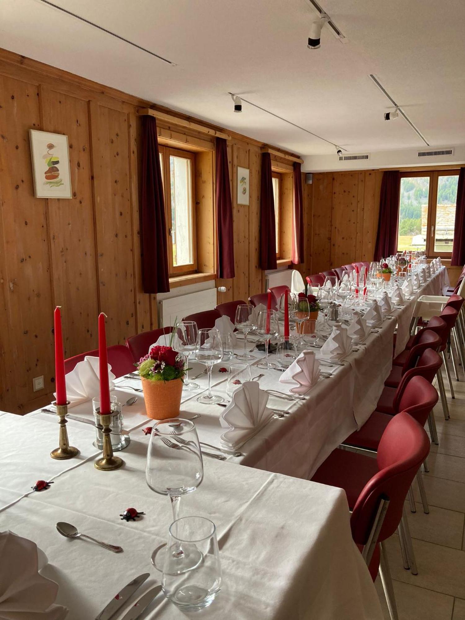 Hotel Ristorante Lagrev Maloja Exterior foto